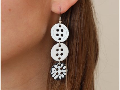602 button earrings