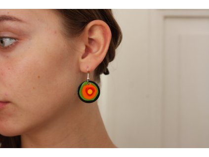 617 earrings simple