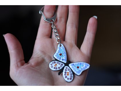 674 keychain butterfly