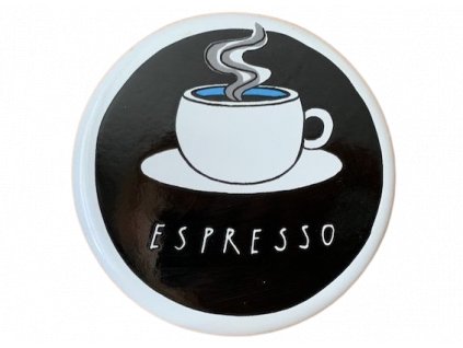 773 enamel sign espresso