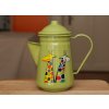 1017 4 coffee pot with giraffe