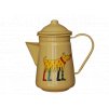 1053 coffee pot with a dog