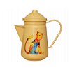 1071 coffee pot with a cat