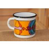 1722 8 enamel mug white zodiac sign sagittarius