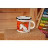 1725 10 enamel mug white zodiac sign capricorn
