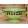 1983 7 colander 7 cats green