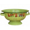 1986 colander cats with dots green
