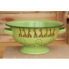 1995 7 colander giraffe green