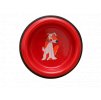 2372 dog bowl red large