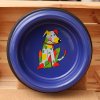 2381 7 dog bowl blue large