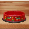 2435 4 cat bowl red