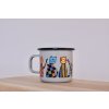 3062 1 mug cat with checks and stripes