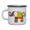 3596 2 mug with an elephant