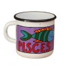 3647 enamel mug white zodiac sign pices