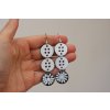 602 2 button earrings