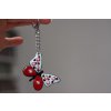 677 1 keychain butterfly