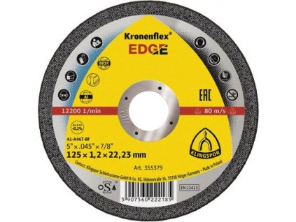 Kotúč rezný 125x1,2mm EDGE