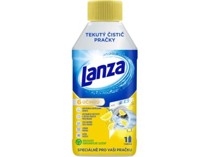 Lanza 250ml tek.čistič práčky Lemon