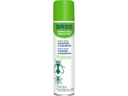 bros zelena sila spray proti mucham a komarom 300ml