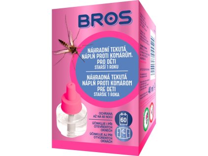 bros nahradna tekuta napln proti komarom do elektrickeho odparovaca pre deti