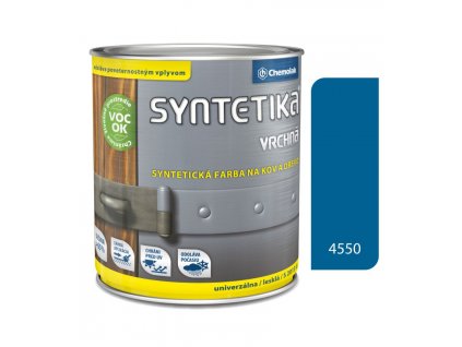 Syntetika S2013U/4550 návestná modrá 0,6l - vrchná farba lesklá