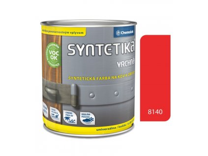 Syntetika S2013U/8140 rumelková červená 0,6l - vrchná farba lesklá