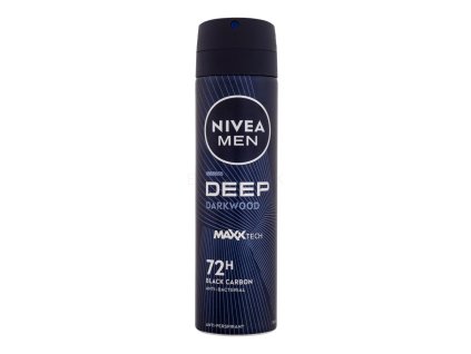 nivea men deep black carbon 72h antiperspirant pre muzov 150 ml 596937
