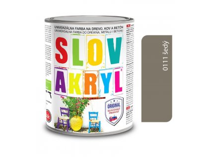 Slovakryl 0111 - šedý 0,75kg