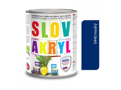 Slovakryl 0440 - modrý 0,75kg