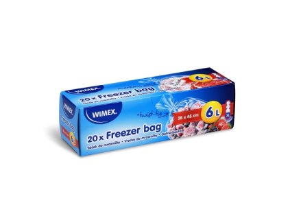 vrecka do mraznicky ldpe 28 x 45 cm 6l 20ks