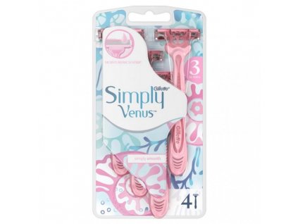 gillette 4pcs simply venus 3blades 1699016060 gillette 4pcs simply venus 3blades