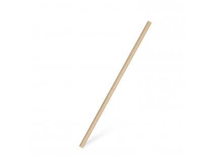 Slamky papierové kraft 20cm/6mm (100ks)