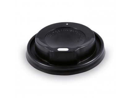 Viečko vypuklé čierne 80mm (100ks)