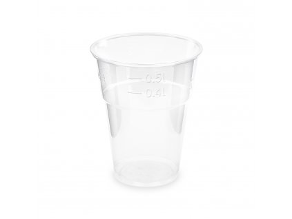 Pohár BIO plastový 500ml (50ks)