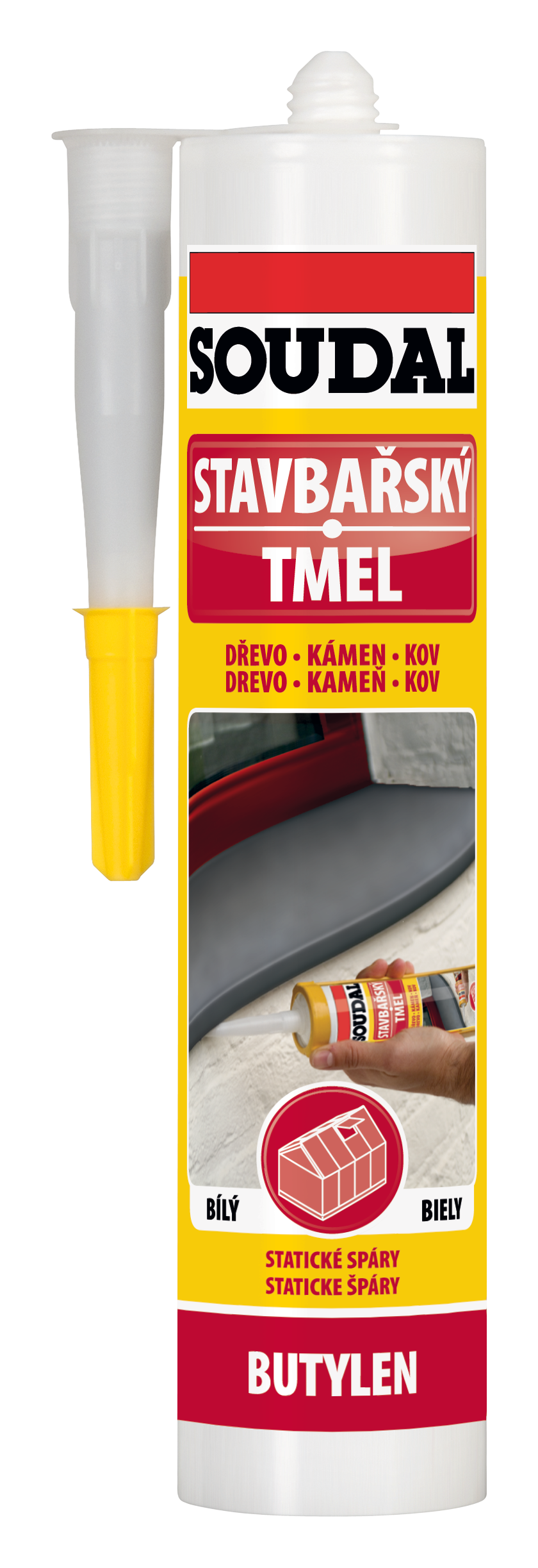 Soudal tmel stavbársky 280ml biely