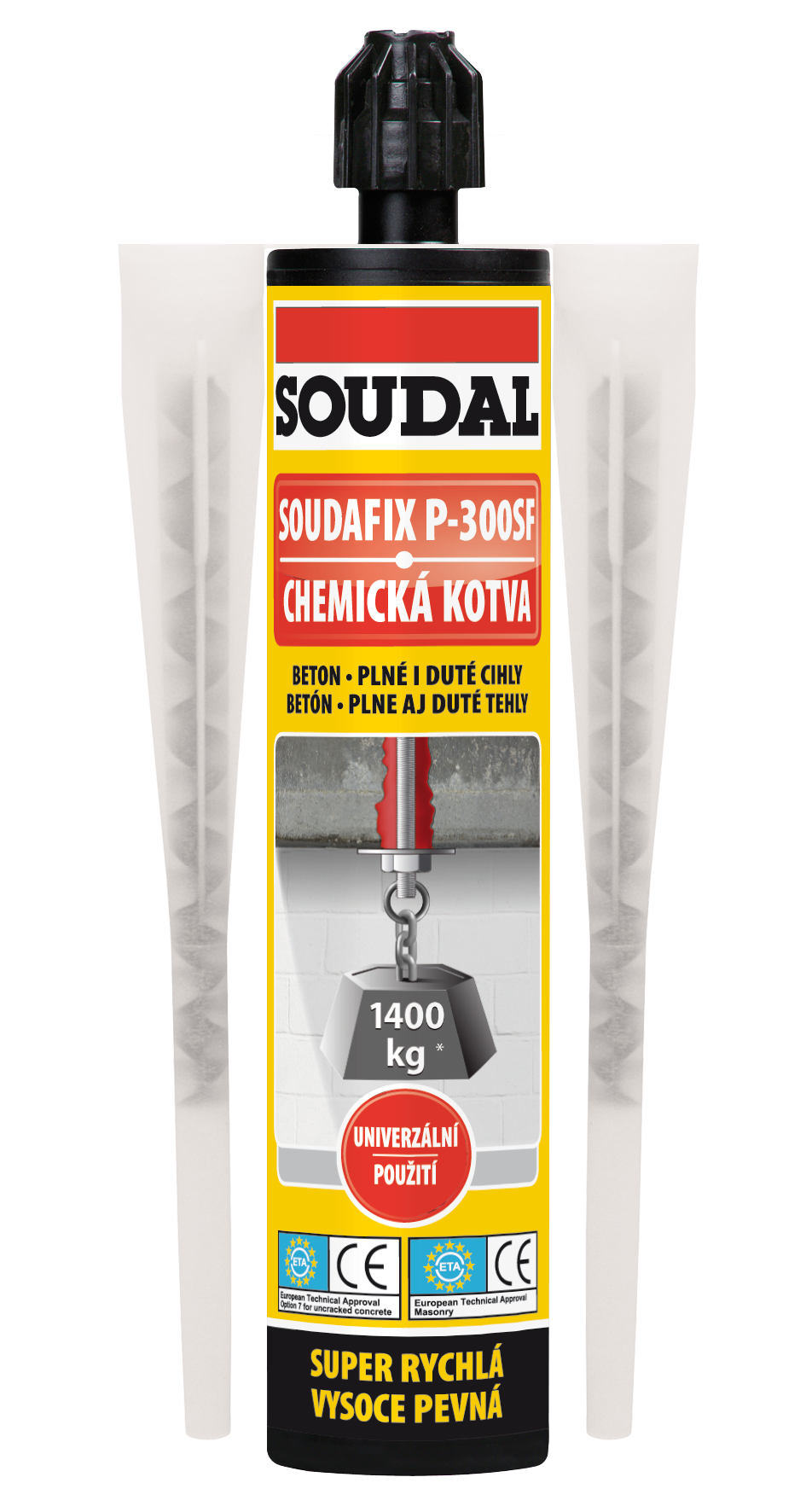 Soudal chemická kotva Fix P-300SF 300ml