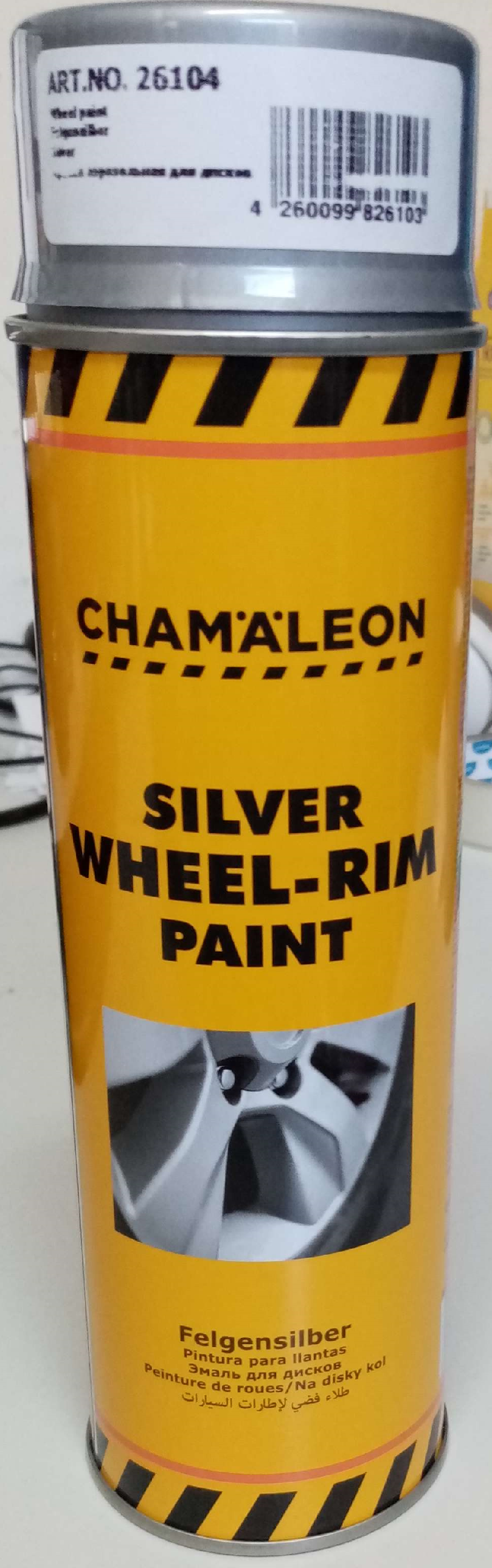 Sprej Chamaleon 500ml na disky kolies, strieborný