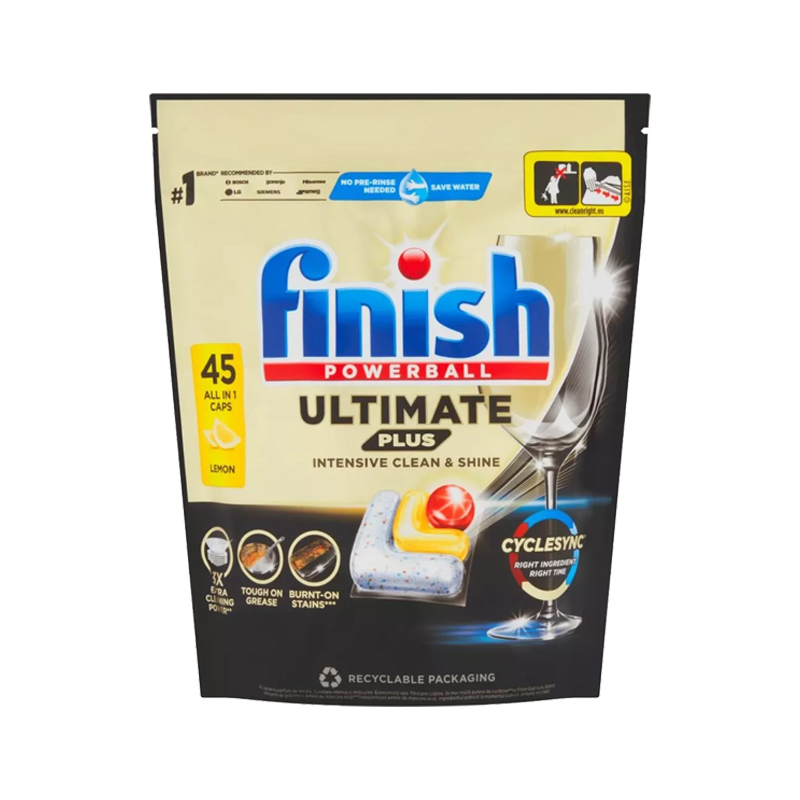FINISH tabs ULTIMATE Plus 45ks Lemon