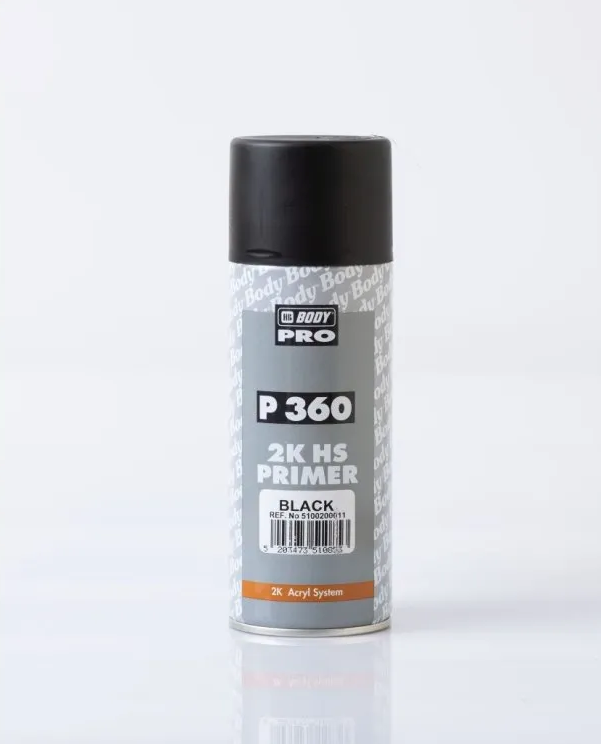 Body 360 sprej plnič 400ml čierna