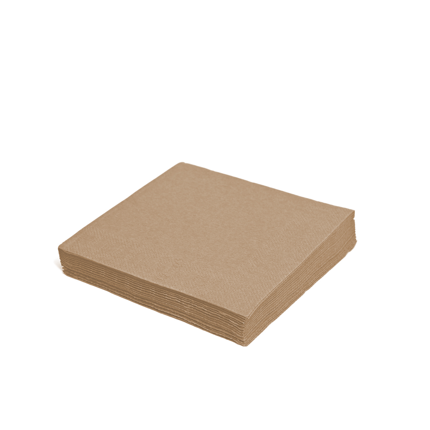 Obrúsky 33x33cm 2-vrst. (250ks) prírodné hnedé