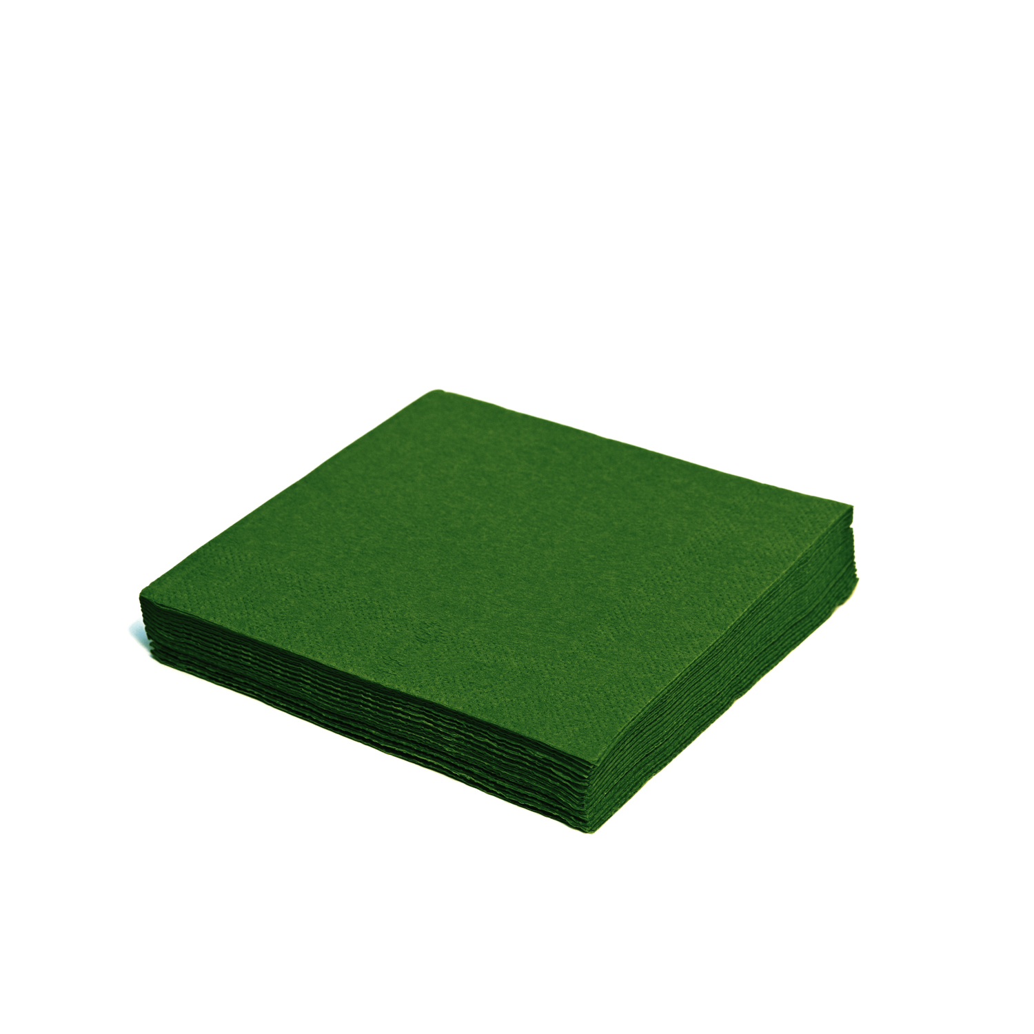 Obrúsky 33x33cm 3-vrst. (20ks) tmavozelené