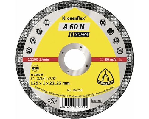 Kotúč rezný 125x1mm