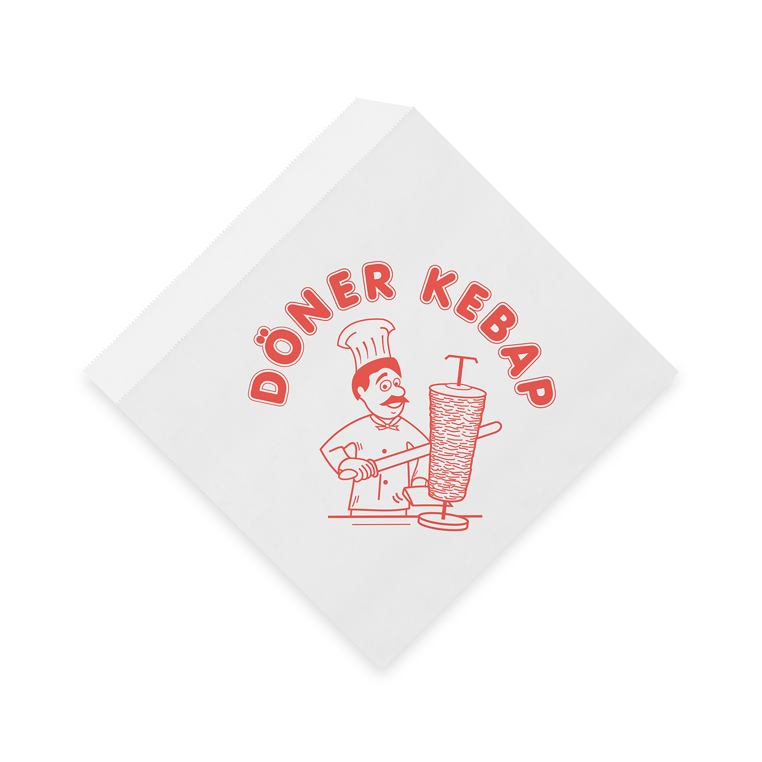 Vrecká na kebab 16x16cm (100ks)