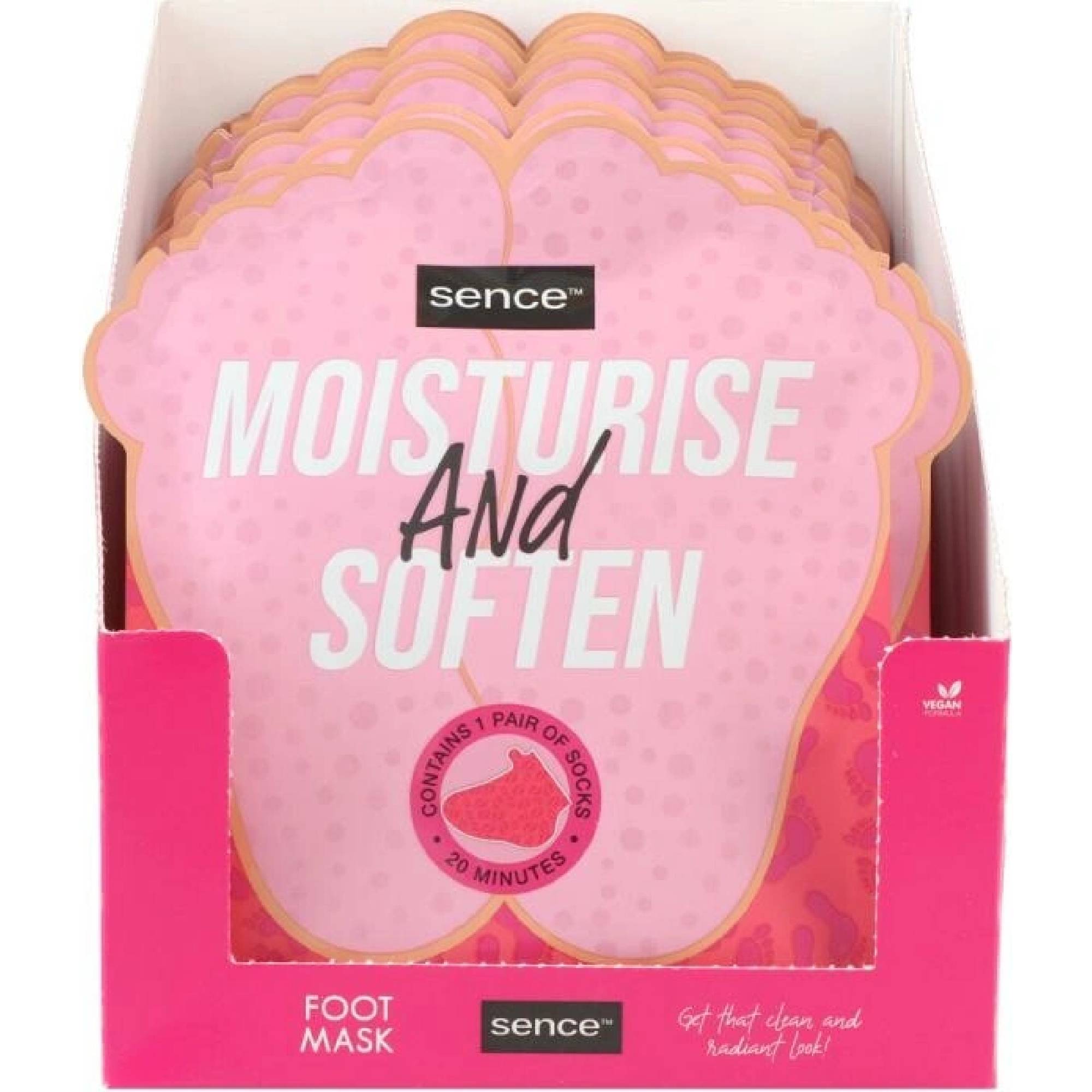 Sence Maska na nohy 2x20ml Glow Girls