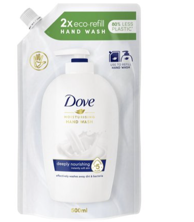 Dove tekuté mydlo 500ml náhrada Deeply nourishing instantly soft skin