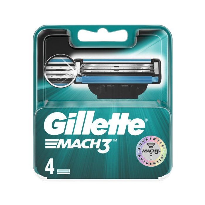 Gillette žiletky Mach 3 náhrada 4 ks