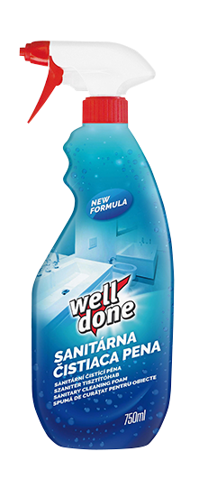 WELL DONE Sanitárna čistiaca pena 750ML