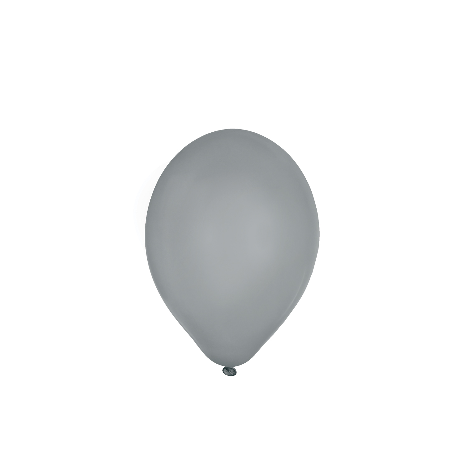 Nafukovací balónik strieborný Ø25cm `M` [10 ks]