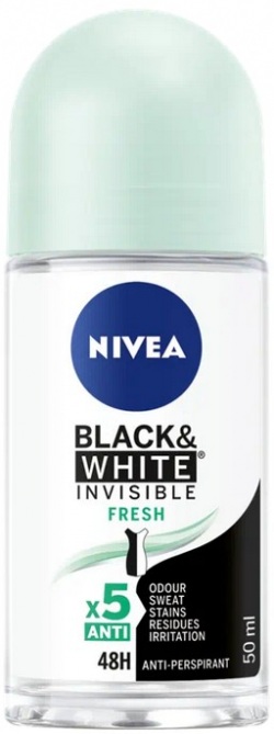 Nivea roll-on 50m Black & White Invisible Fresh