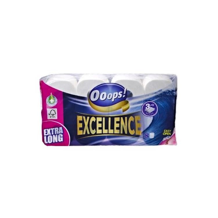 Toaletný papier Ooops! Excelence 3vrst. (8ks)